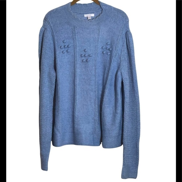 LC Lauren Conrad Sweaters - NWOT-Lauren Conrad Baby Blue Sweater- Size XXL